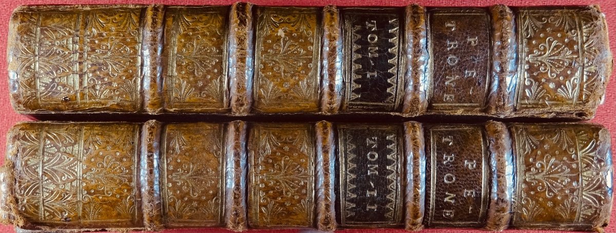 PÉTRONE - Pétrone latin et François suivant le manuscrit trouvé à Belgrade en 1688. 1713.