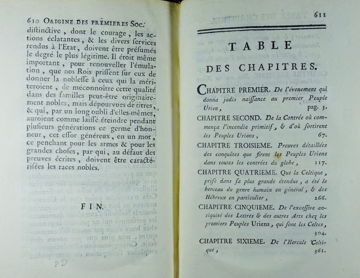 [POINSINET DE SIVRY (Louis)] - Origine des premières sociétés, des peuples. 1769.-photo-8