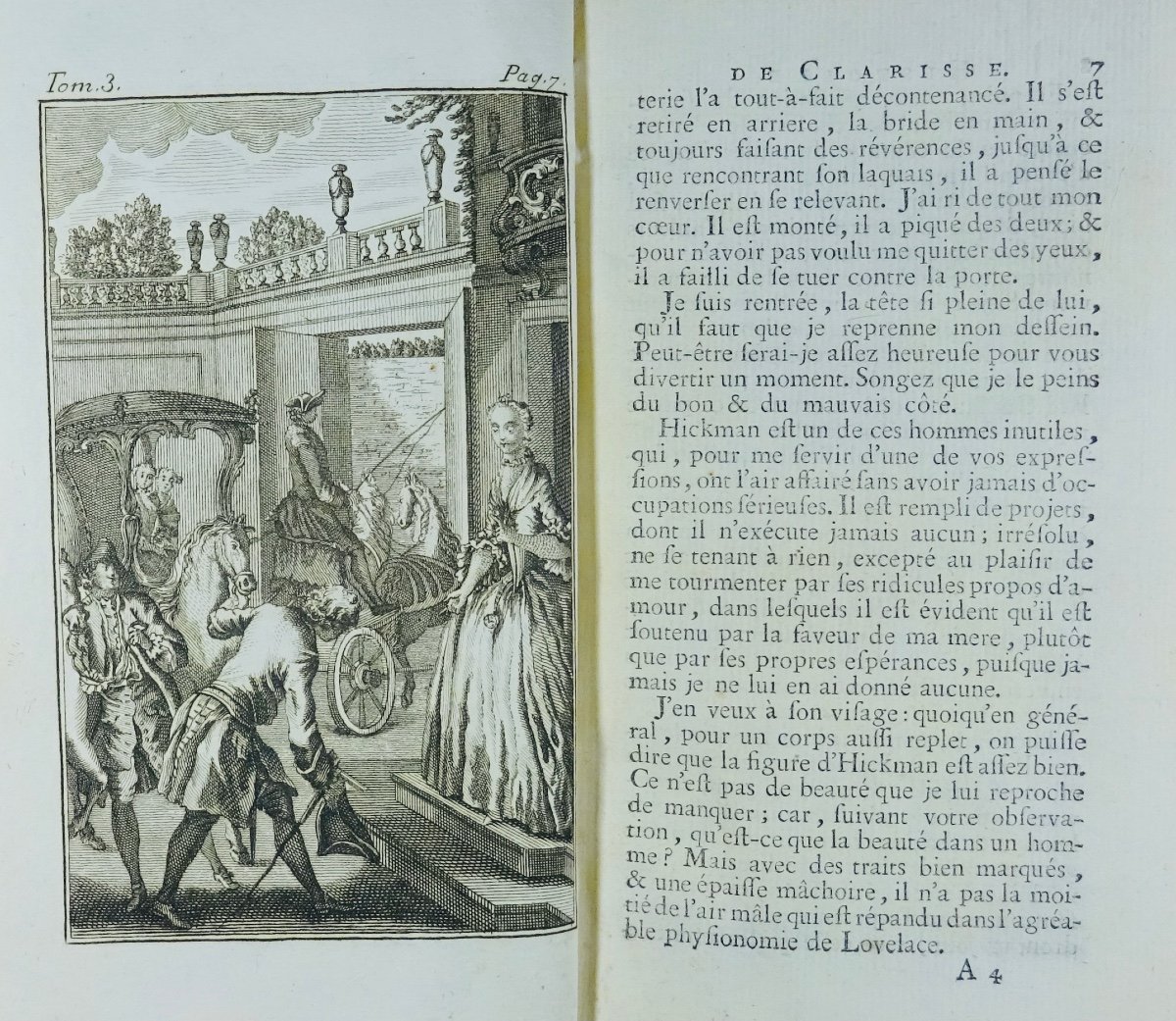 [richardson (samuel)] - English Letters, Or History Of Miss Clarisse Harlowe. 1766.-photo-1