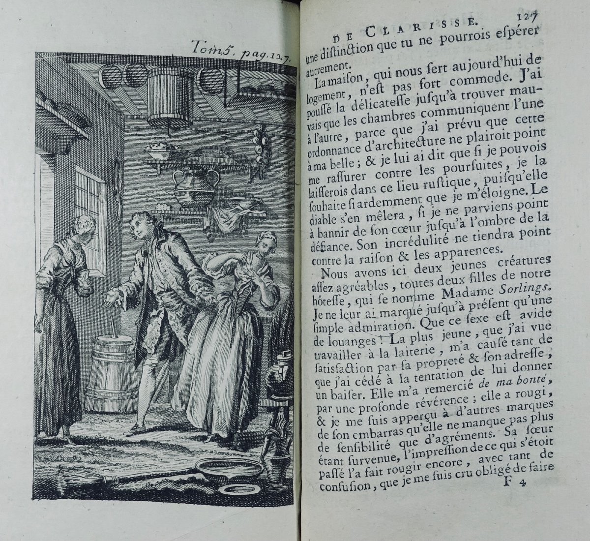 [richardson (samuel)] - English Letters, Or History Of Miss Clarisse Harlowe. 1766.-photo-6