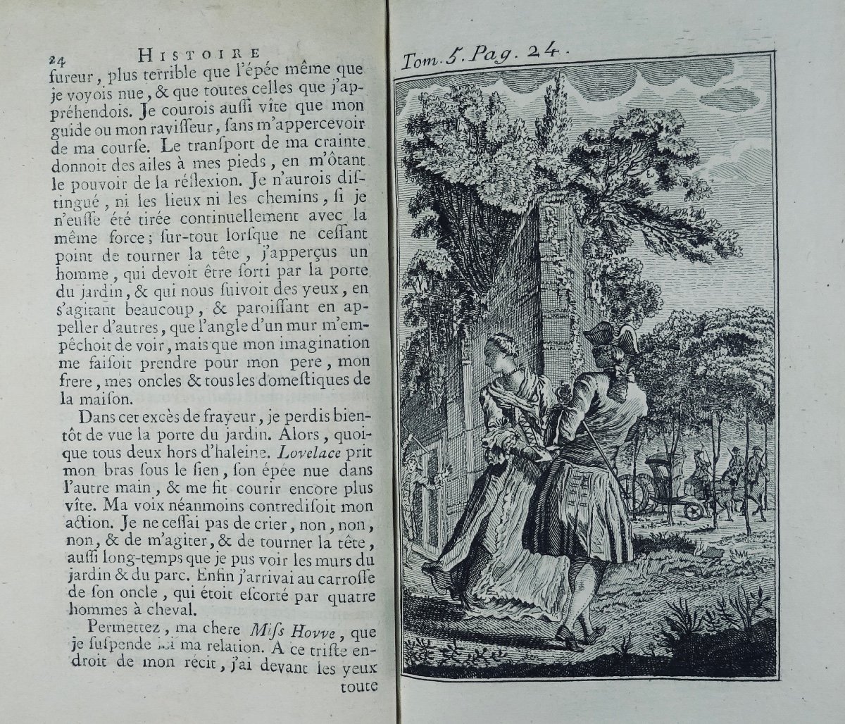 [richardson (samuel)] - English Letters, Or History Of Miss Clarisse Harlowe. 1766.-photo-7