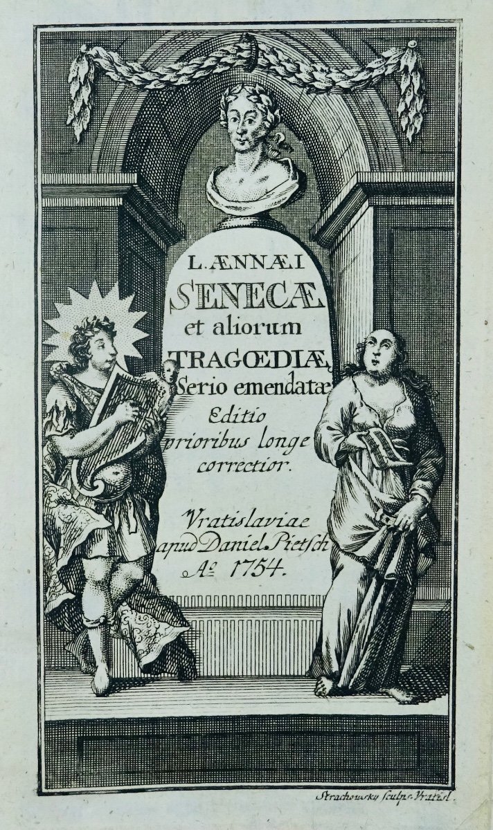 SENECAE - L. Aennaei Senecae et aliorum Tragoediae. Bratislava, Chez Daniel Pietsch, 1754.