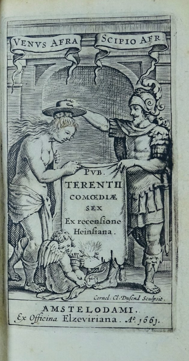 Terentii (publius) - Comoediae Sex, Ex. Recensione Heinsiana. Elzeviriana, 1663.-photo-1