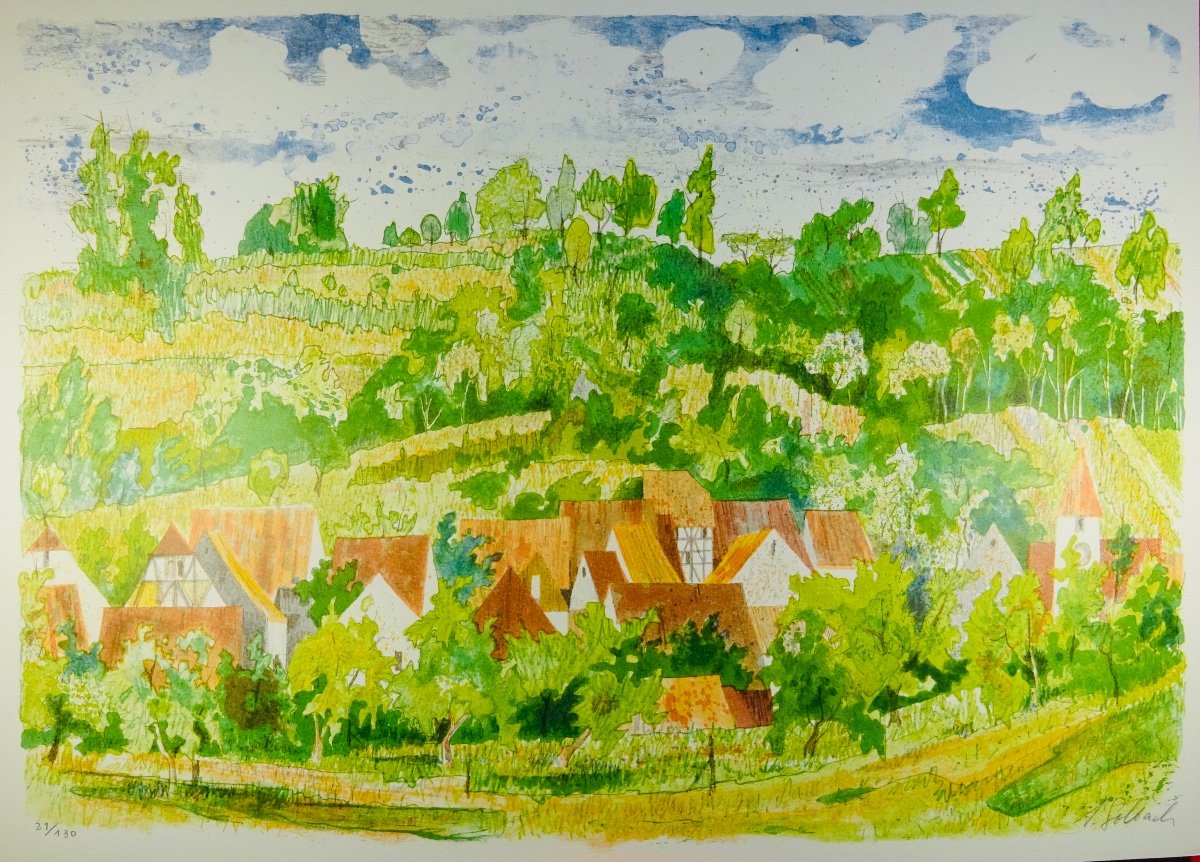 [alsace] - Katz - Sundgäu. Plaisir Du Livre, 1975, Illustrated With Lithographs By Solbach.-photo-3