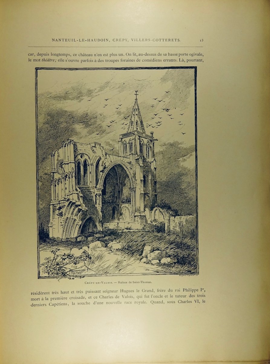 Barron (louis) - Around Paris. Former Maison Quantin, 1891, Publisher's Printed Cardboard.-photo-4