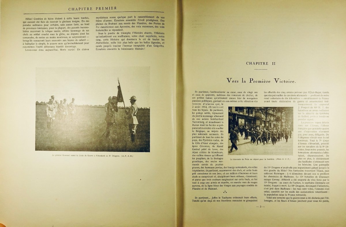 CHRISTIAN-FROGÉ - Les croix de guerre. Librairie de France, 1936 et en cartonnage d'époque.-photo-3