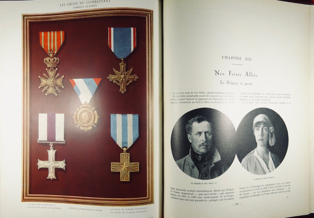 Christian-frogé - The War Crosses. Librairie De France, 1936 And In Vintage Cardboard.-photo-7