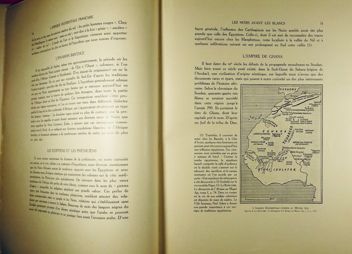 DELONCLE (Pierre) - l'Afrique Occidentale Française. Leroux, 1934, Broché.-photo-1