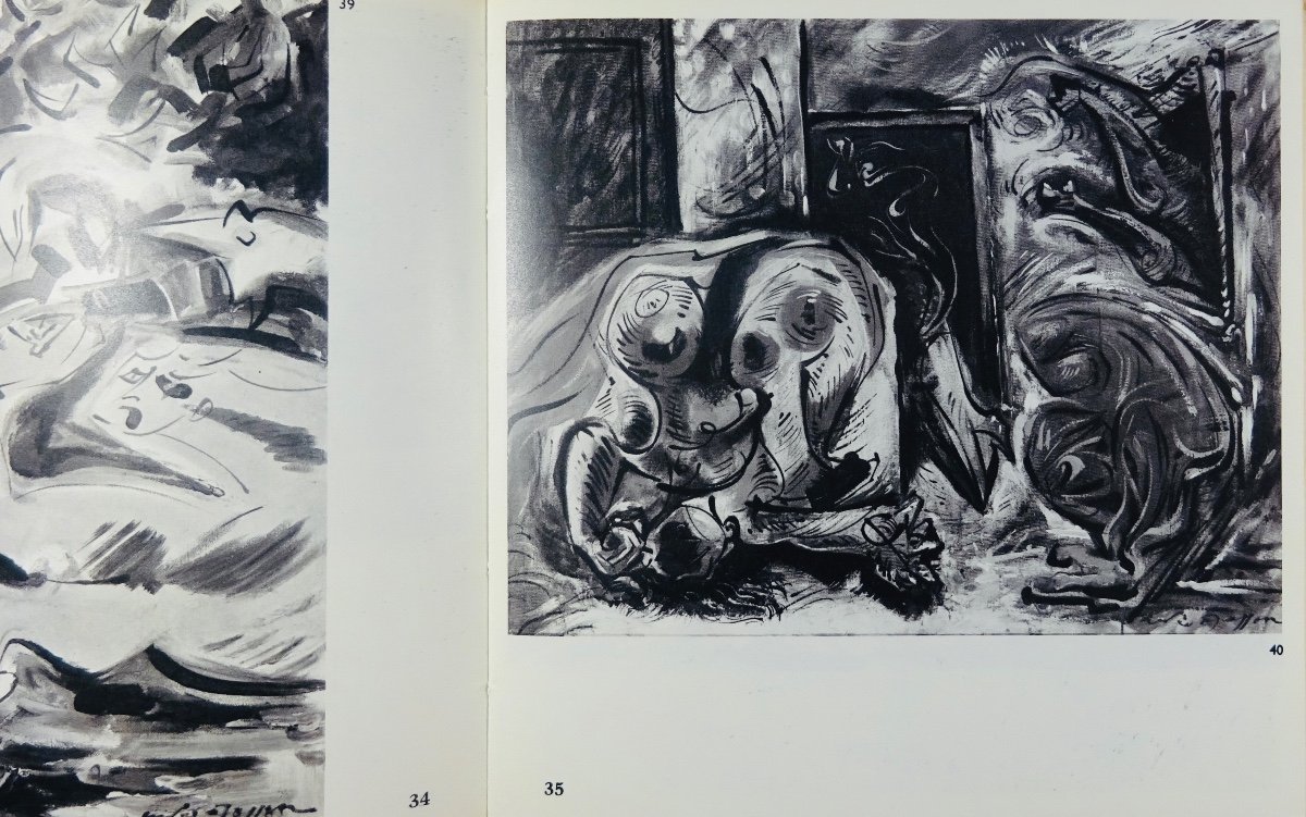 GALERIE Louise Leiris - André Masson. Peintures Récentes. 1968, Couverture Lithographiée.-photo-6