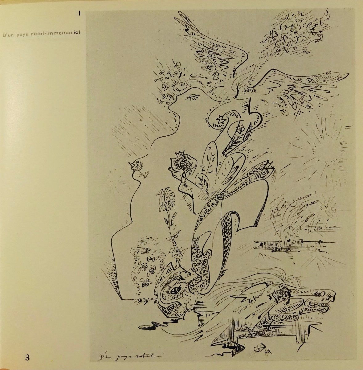 Gallery Louise Leiris - André Masson. Recent Paintings. 1968, Lithographed Cover.-photo-7