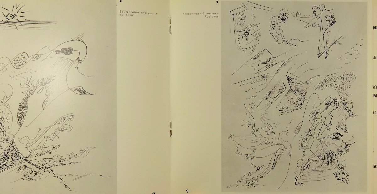 Gallery Louise Leiris - André Masson. Recent Paintings. 1968, Lithographed Cover.-photo-8