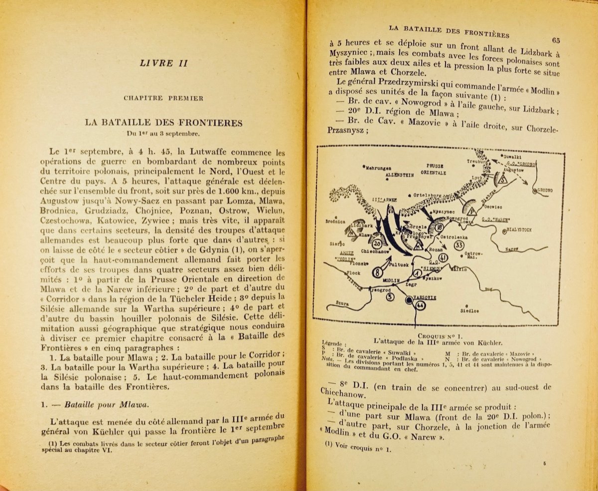 JARS (Robert) - La campagne de Pologne (septembre 1939). Paris, Payot, 1949. Broché.-photo-4