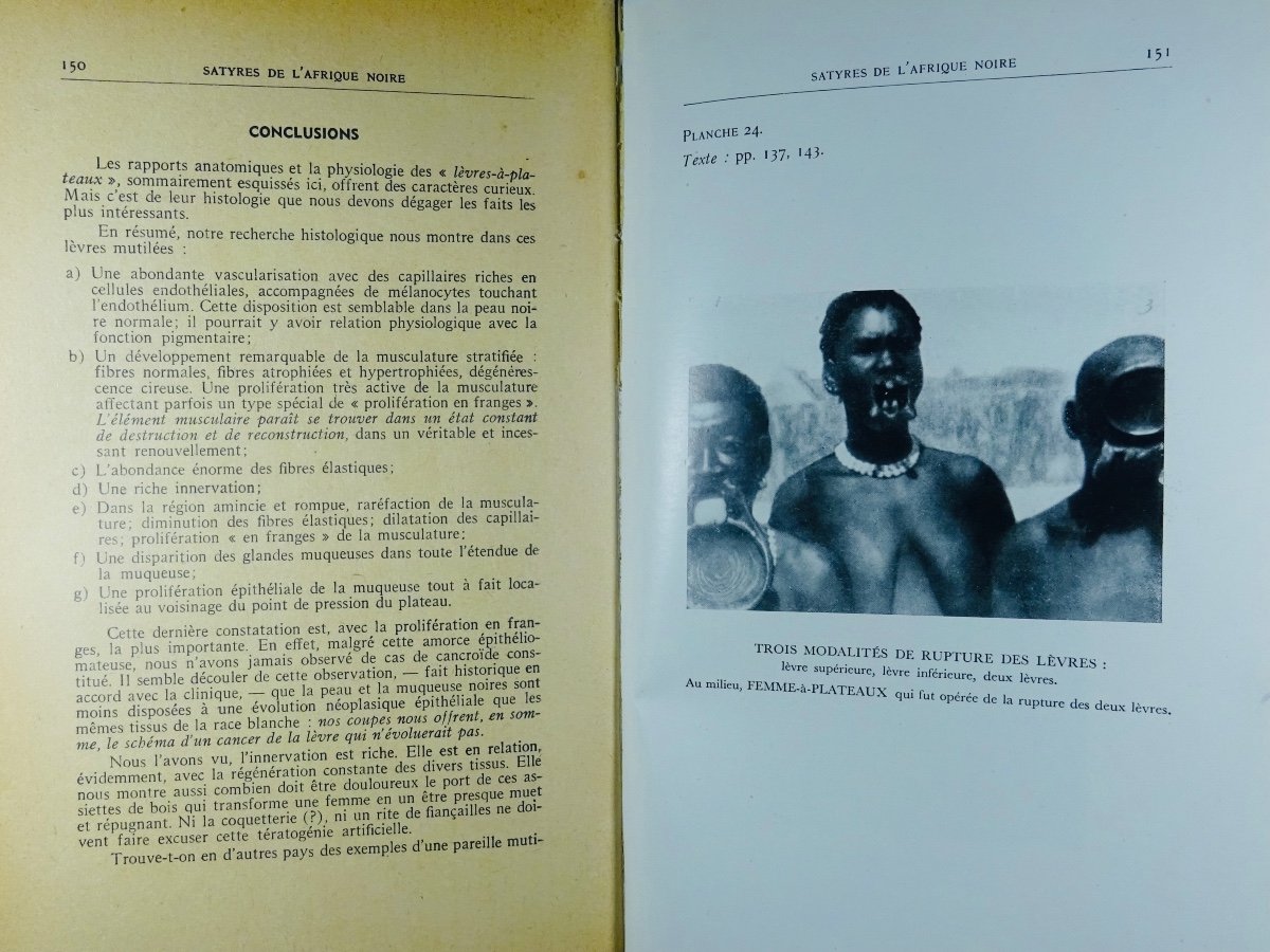 MURAZ (Docteur Gaston) - Satyres illustrées de l'Afrique noire. Broché, 1947.-photo-3