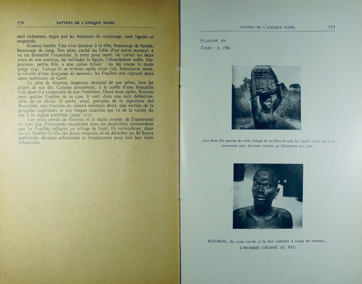 MURAZ (Docteur Gaston) - Satyres illustrées de l'Afrique noire. Broché, 1947.-photo-5