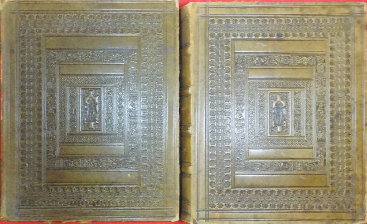 ANONYME - La Bible. Marseille, Club du livre, 1953. Reliure pleine basane d'époque.-photo-4