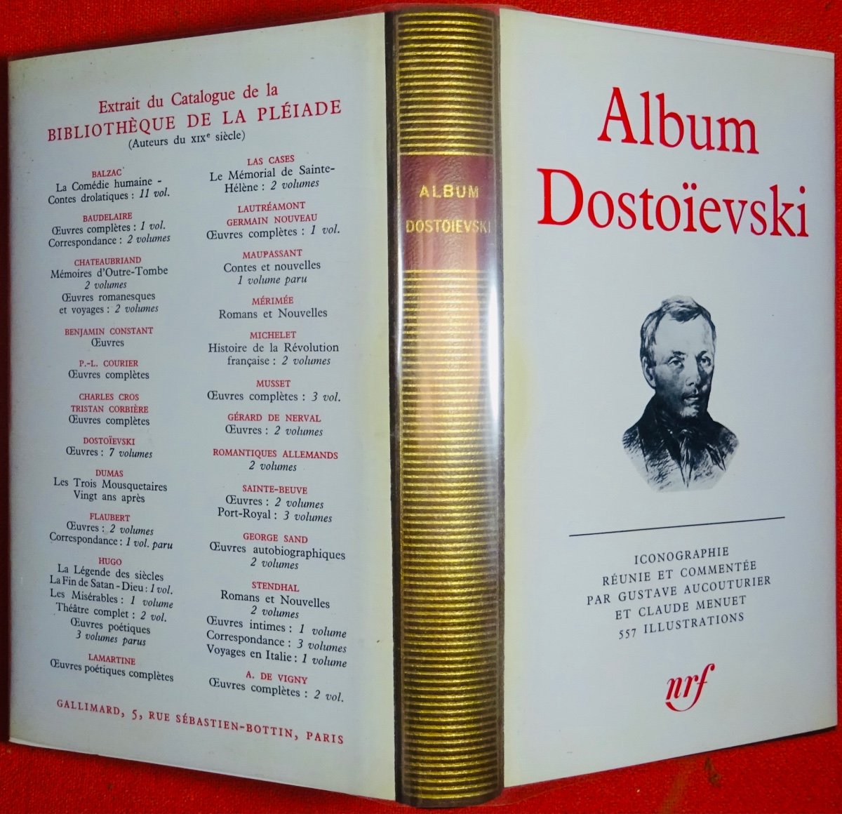Aucouturier (gustave), Menuet (claude) - Album Dostoïevski. Editions Gallimard, 1975.