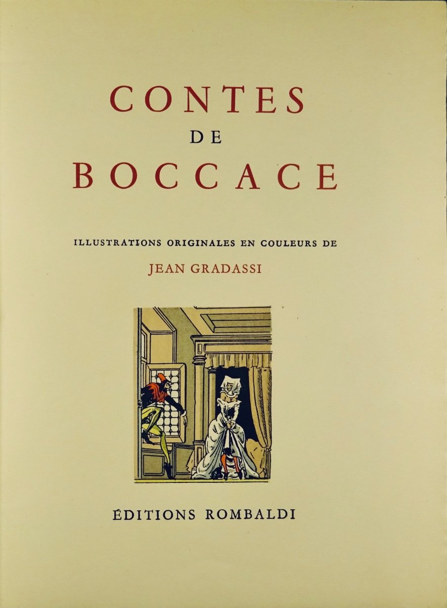 BOCCACE - Contes de Boccace. Paris, Éditions Rombaldi, 1951, illustré par GRADASSI.-photo-2