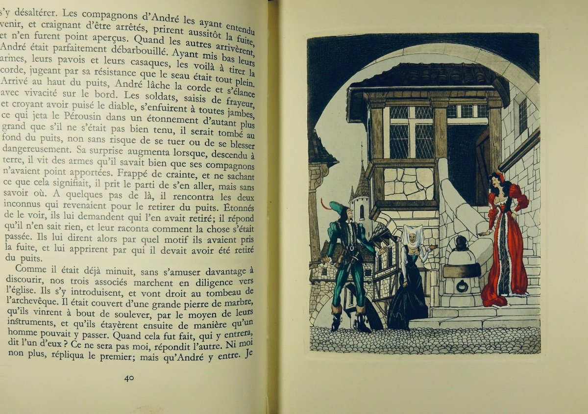 BOCCACE - Contes de Boccace. Paris, Éditions Rombaldi, 1951, illustré par GRADASSI.-photo-1