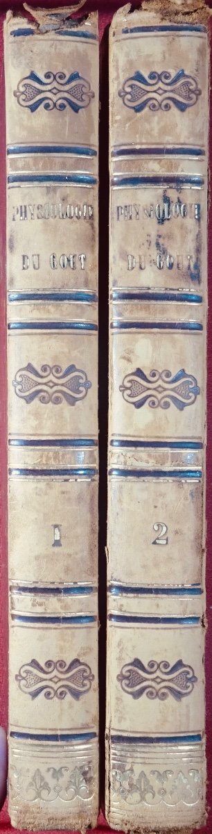 BRILLAT SAVARIN - La physiologie du goût. Tessier, 1838. Reliure d'époque.-photo-2
