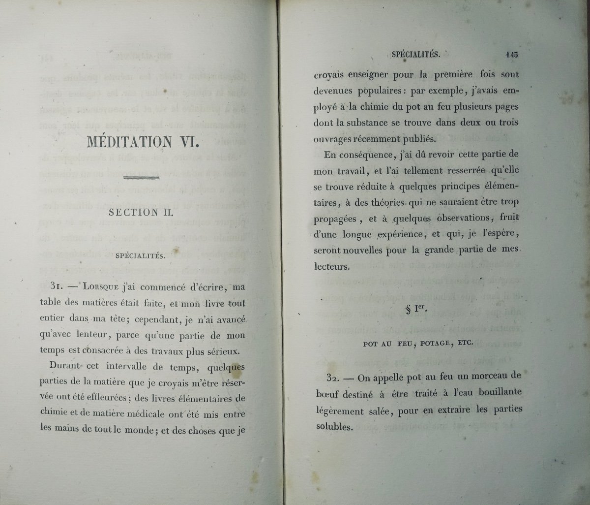 BRILLAT SAVARIN - La physiologie du goût. Tessier, 1838. Reliure d'époque.-photo-2