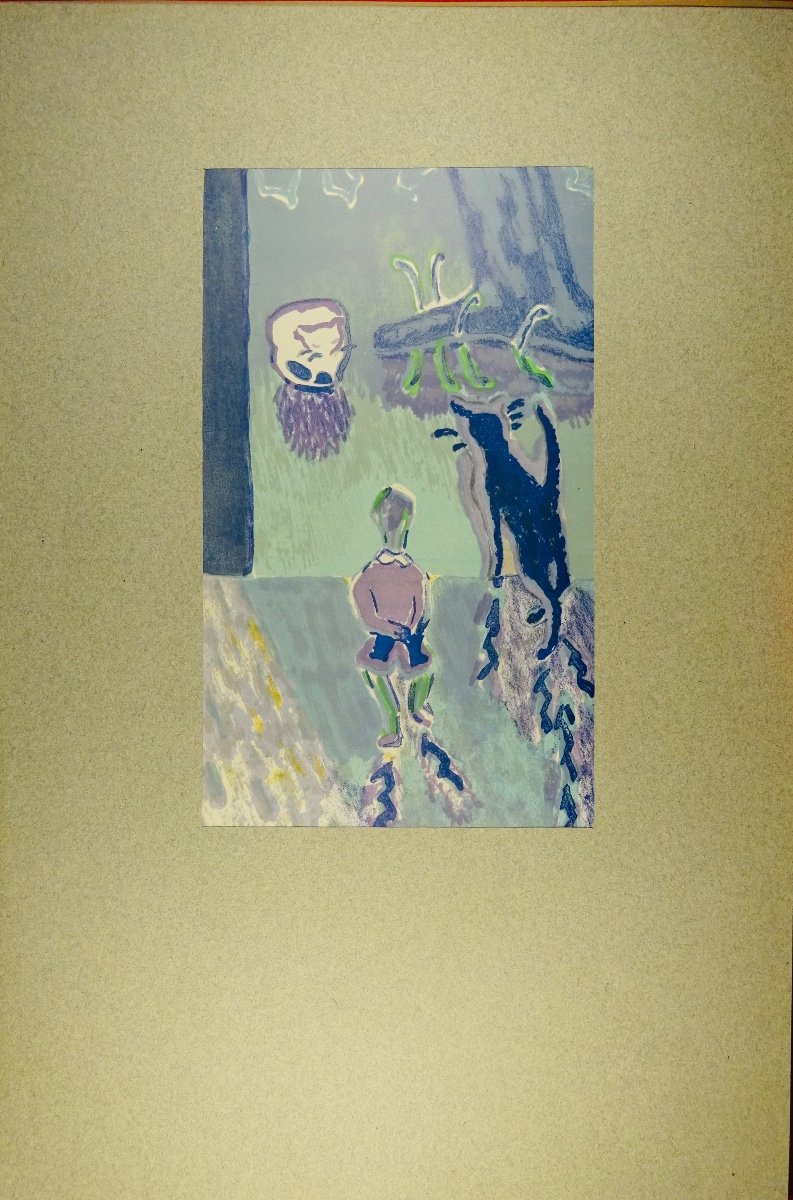 COLETTE L'enfant et les sortilèges.  Éditions de l'Aude, 1949, illustré par Michelle TERRASSE.-photo-6