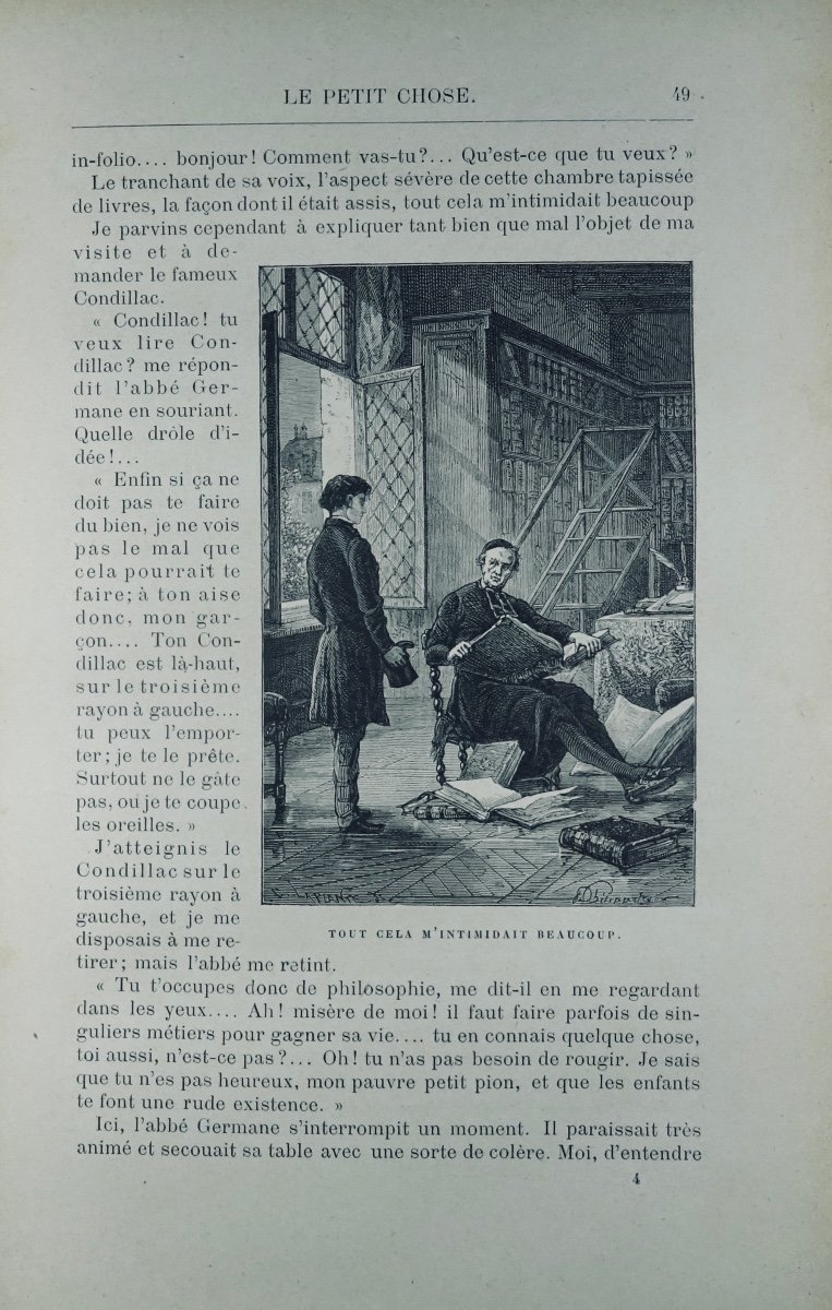 Daudet- Malot - Stevenson - Three Novels For Everyone. Hetzel, 1880, Publisher's Cardboard.-photo-1