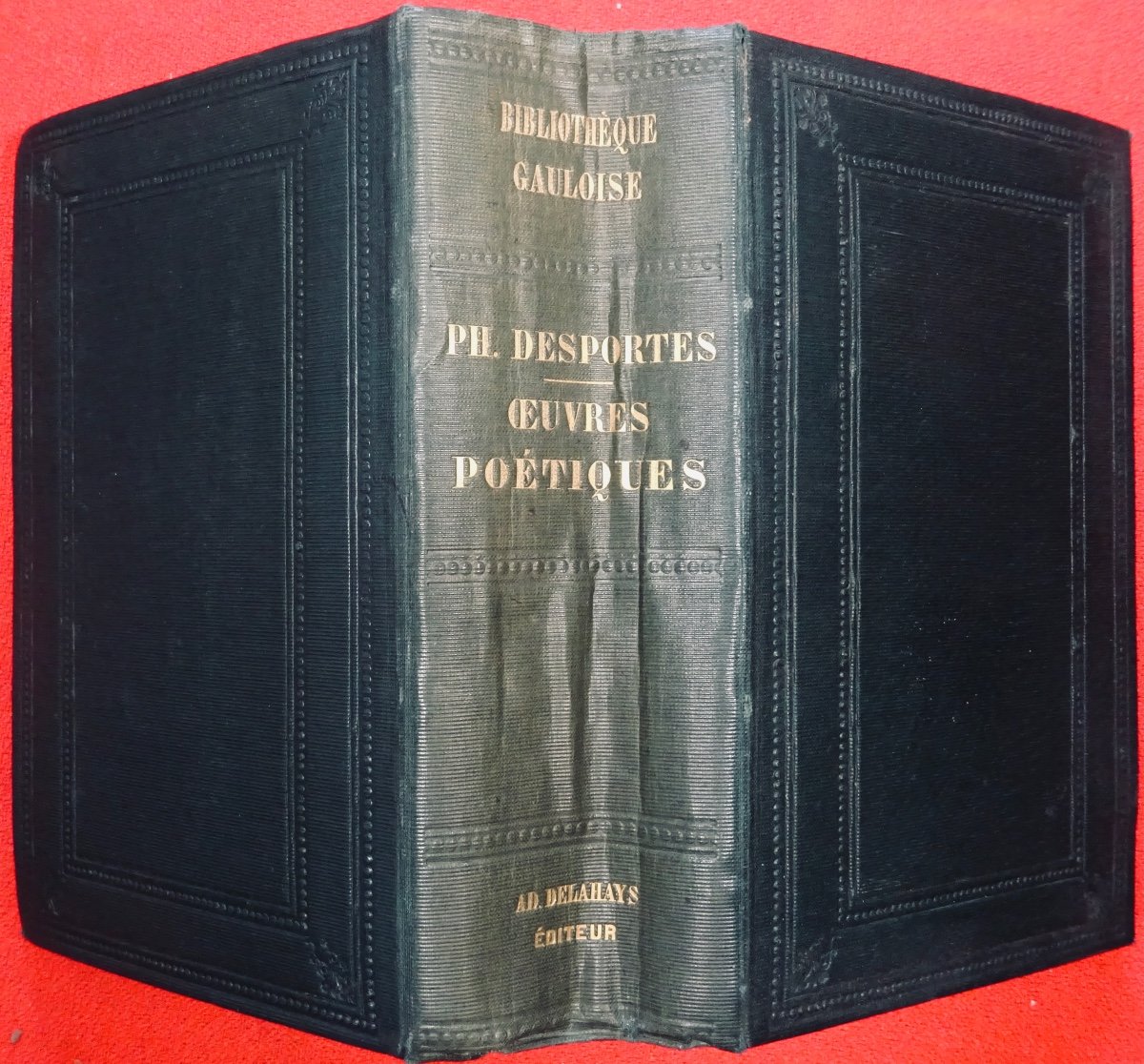 DESPORTES - Oeuvres de Philippe Desportes. Delahays, 1858 et en cartonnage d'éditeur.-photo-4