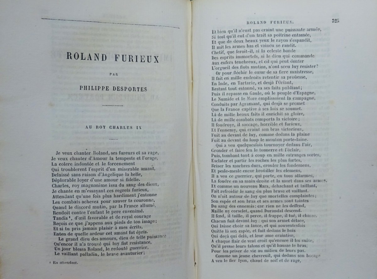 DESPORTES - Oeuvres de Philippe Desportes. Delahays, 1858 et en cartonnage d'éditeur.-photo-6