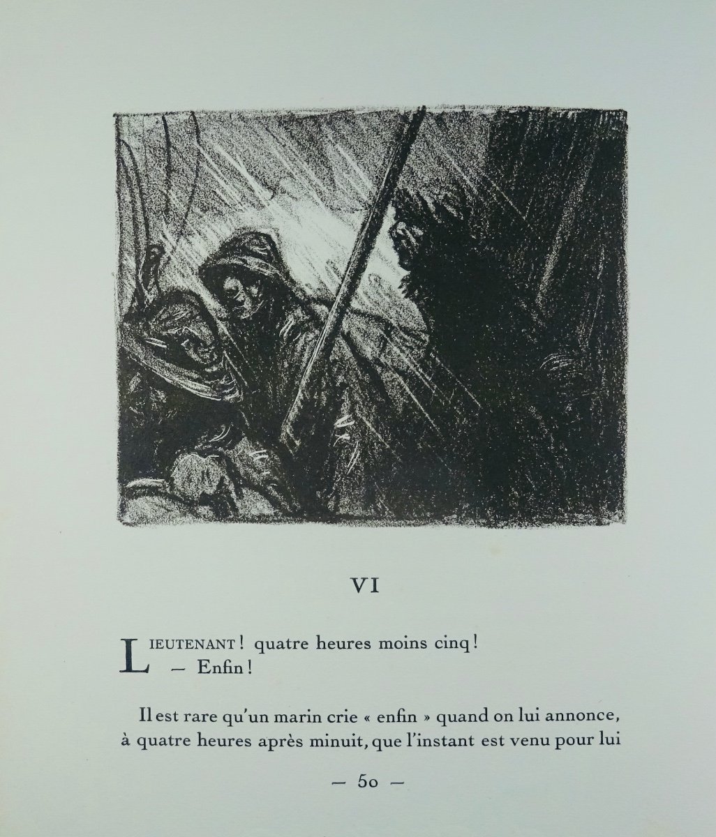 Farrère (claude) - Night At Sea. Paris, Flammarion, 1928, Illustrated By Fouqueray.-photo-6