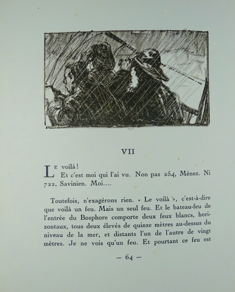 FARRÈRE (Claude) - La nuit en mer. Paris, Flammarion, 1928, illustré par FOUQUERAY.-photo-7