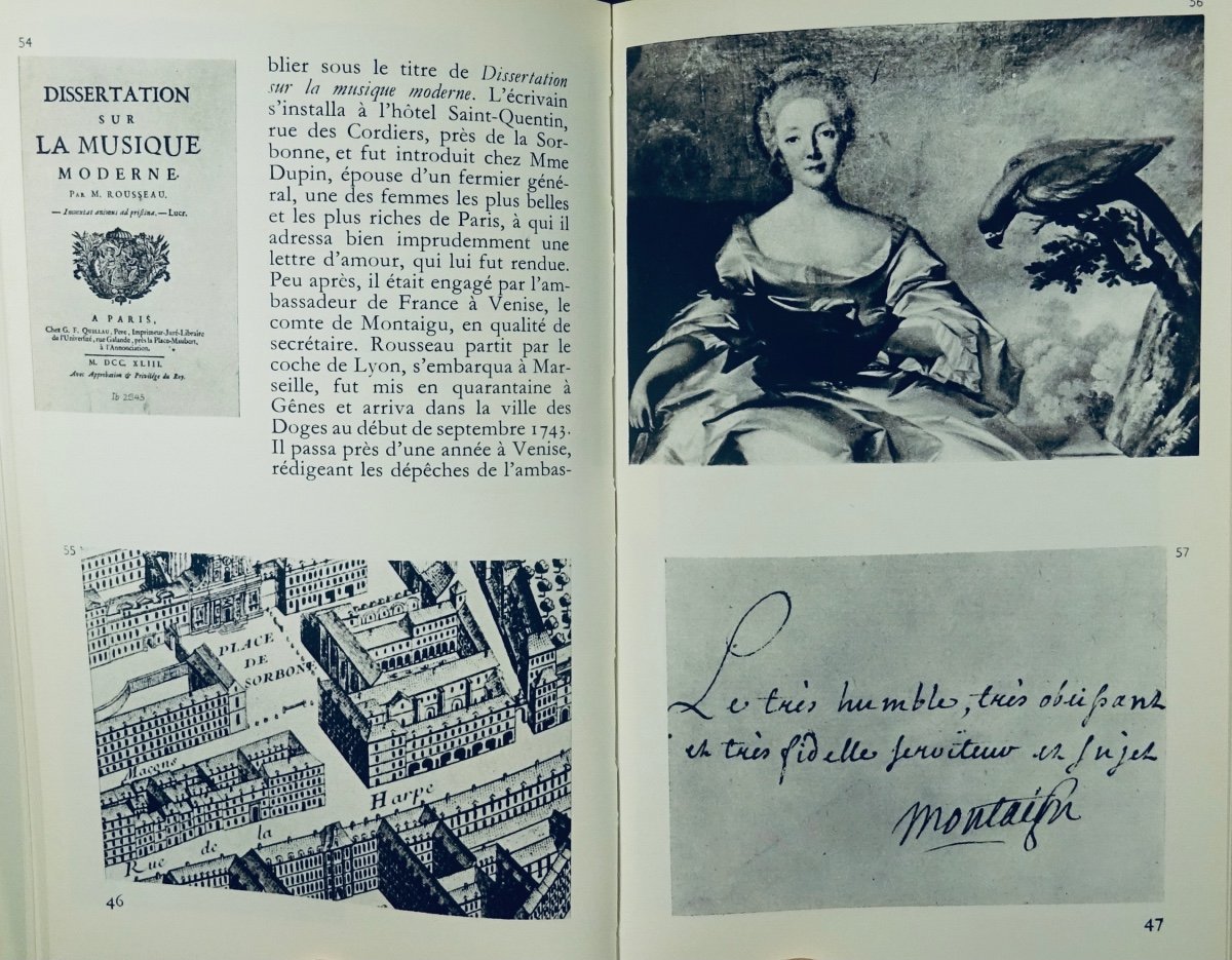 Gagnebin (bernard) - Rousseau Album. Paris, éditions Gallimard, 1976, In Publisher's Cardboard.-photo-2