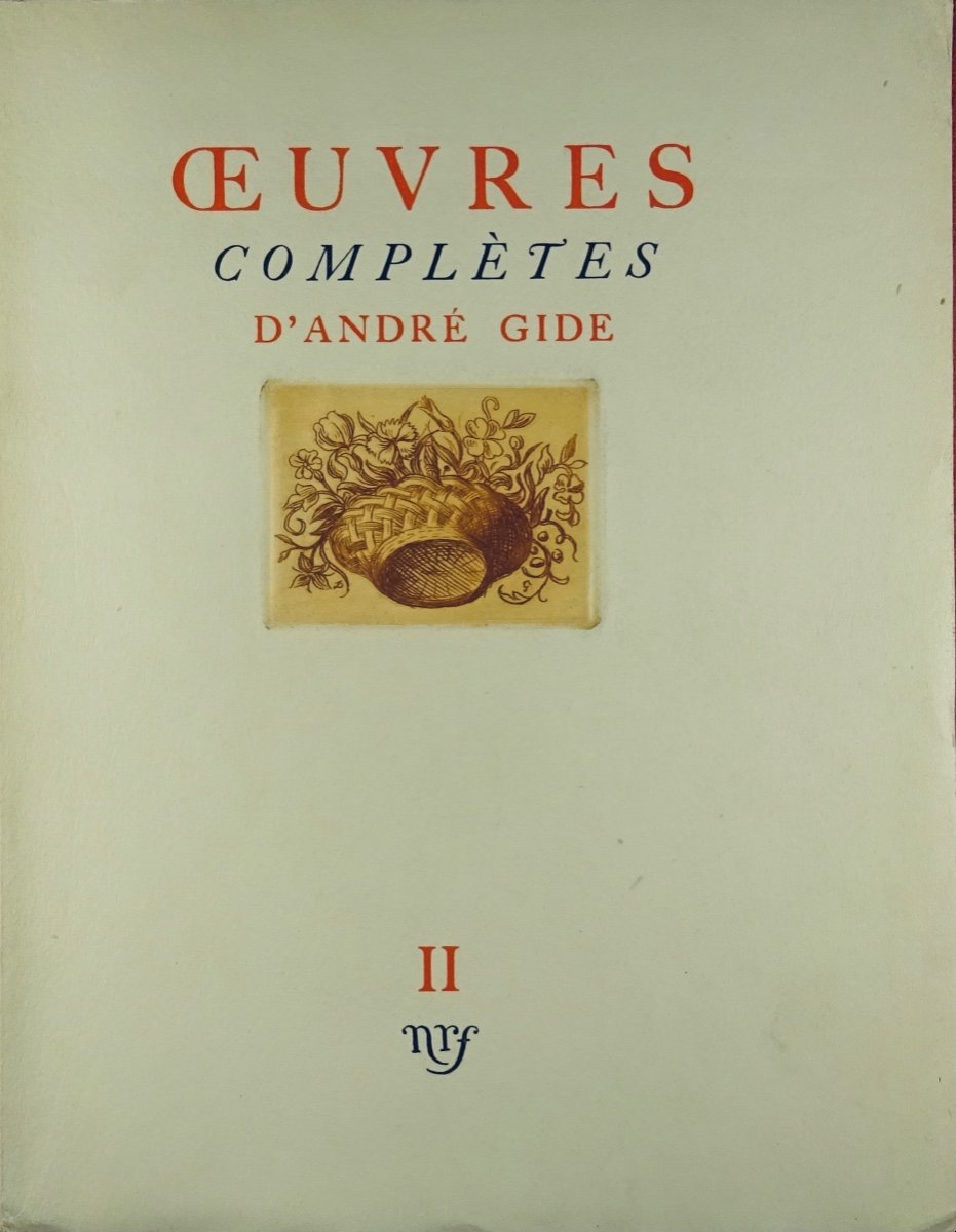 Gide (andré) - Complete Works Of André Gide. Editions Gallimard, 1953, Paperback 15 Volumes.-photo-4