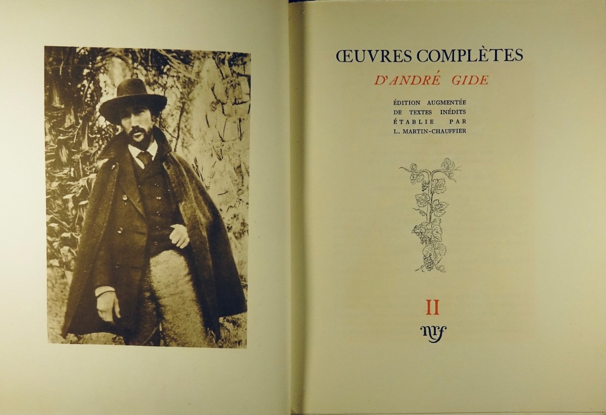 Gide (andré) - Complete Works Of André Gide. Editions Gallimard, 1953, Paperback 15 Volumes.-photo-1