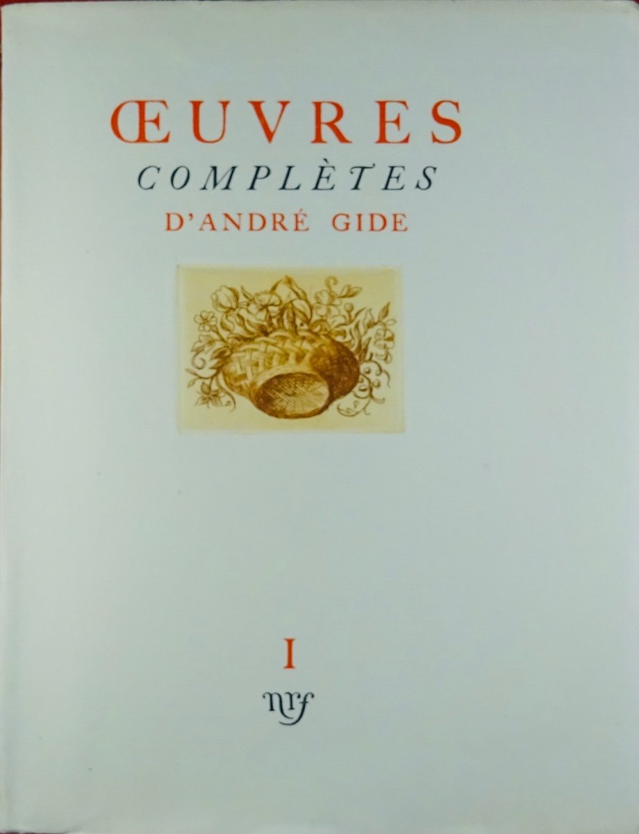 Gide (andré) - Complete Works Of André Gide. Editions Gallimard, 1953, Paperback 15 Volumes.