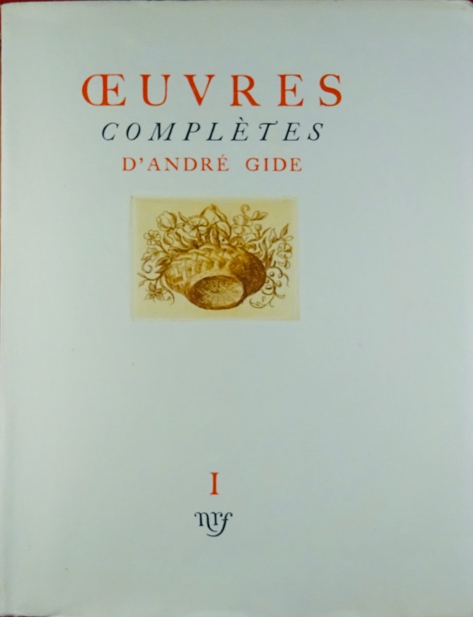 GIDE (André) - Oeuvres complètes d'André Gide. Éditions Gallimard, 1953, brochés 15 volumes.