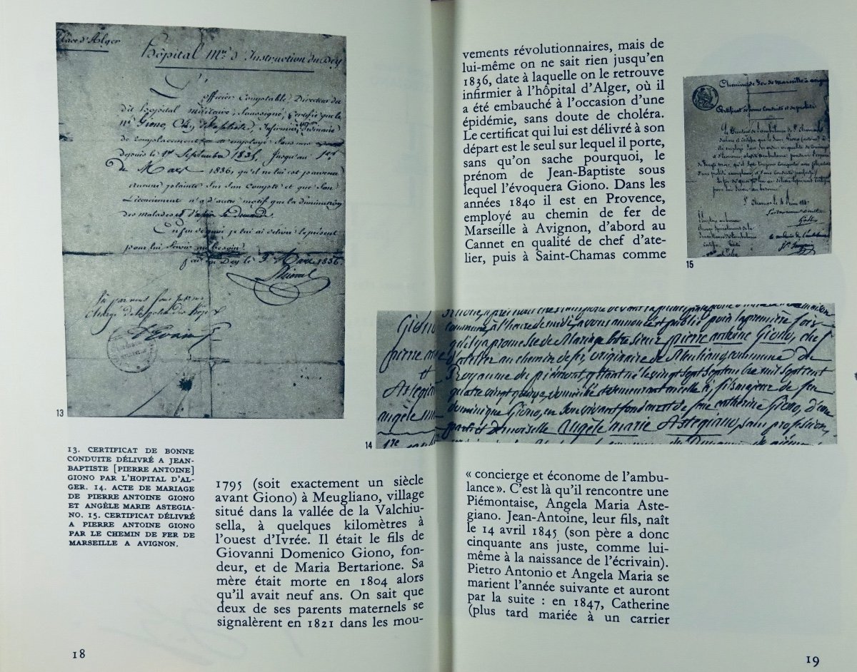 Godard (henry) - Album Giono. Paris, Editions Gallimard, 1980, Pléiade Album.-photo-3
