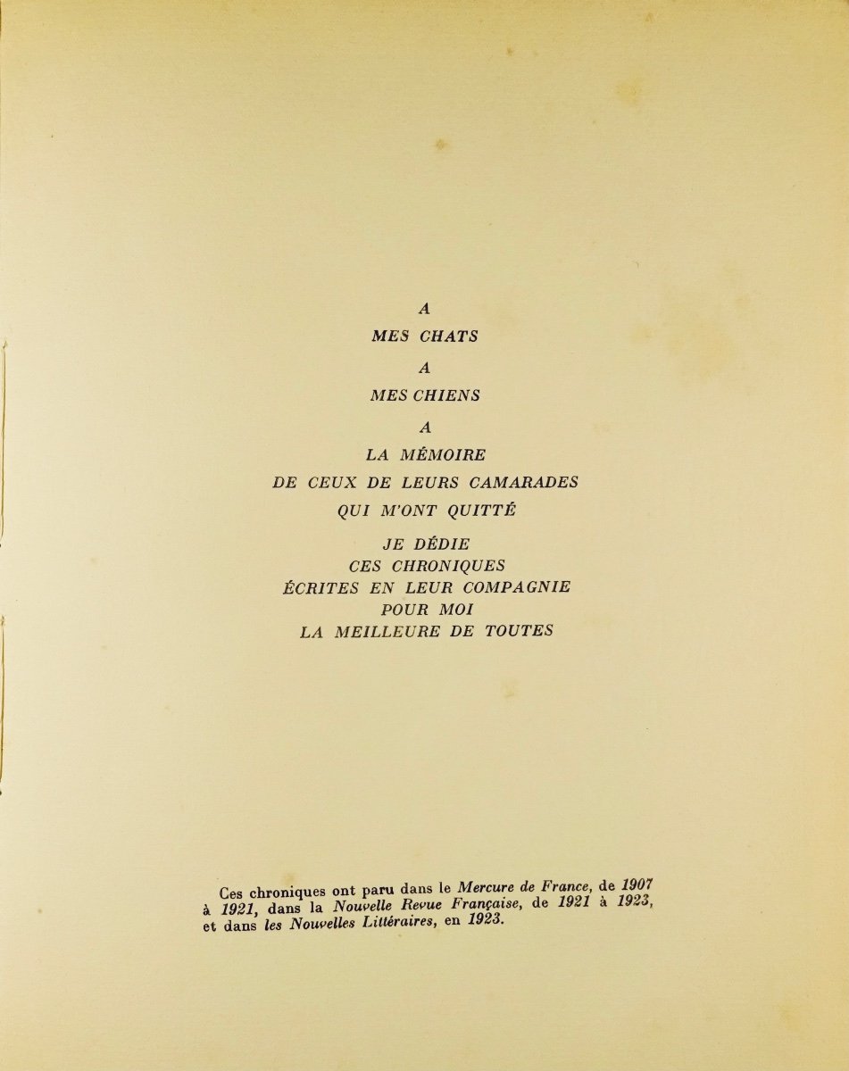 Léautaud (paul) - The Theater Of Maurice Boissard 1907-1923. Gallimard, 1926, First Edition.-photo-3