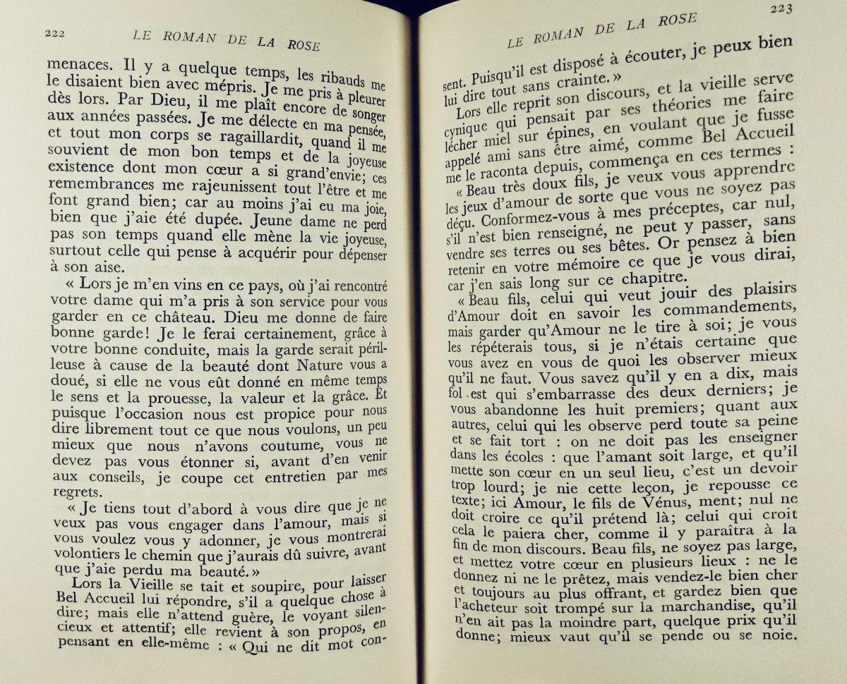 LORRIS et MELUN - Le roman de la rose. Gallimard, 1949, cartonnage de Paul BONET.-photo-5