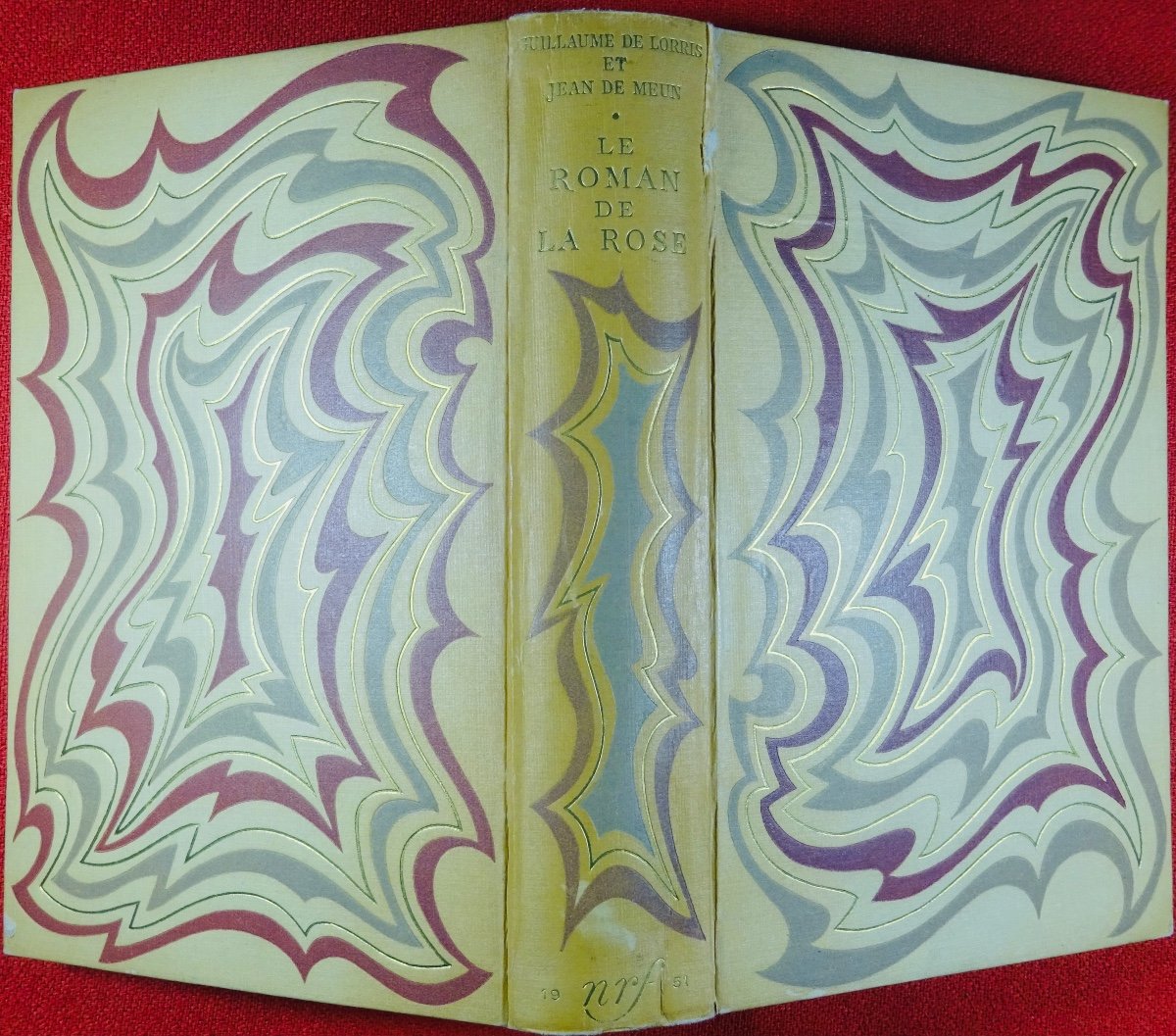 LORRIS et MELUN - Le roman de la rose. Gallimard, 1949, cartonnage de Paul BONET.