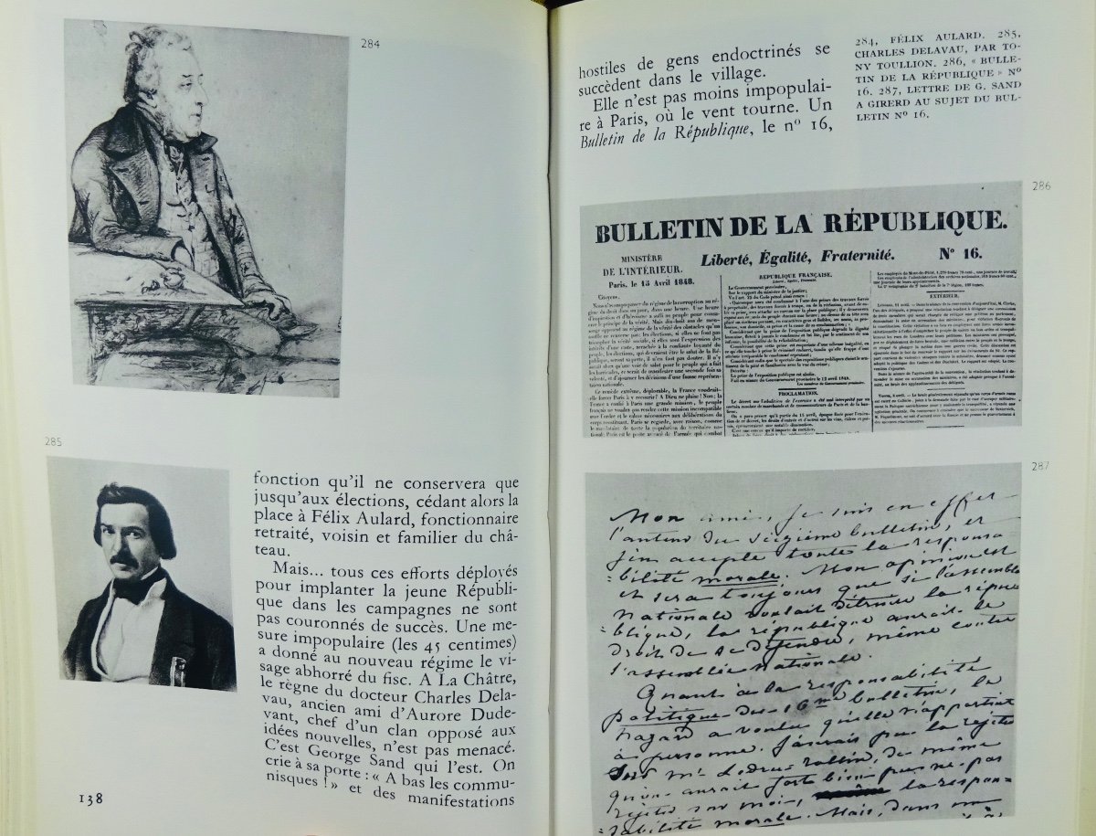 LUBIN (Georges) - Album George Sand. Éditions Gallimard, 1973, en reliure d'éditeur.-photo-4