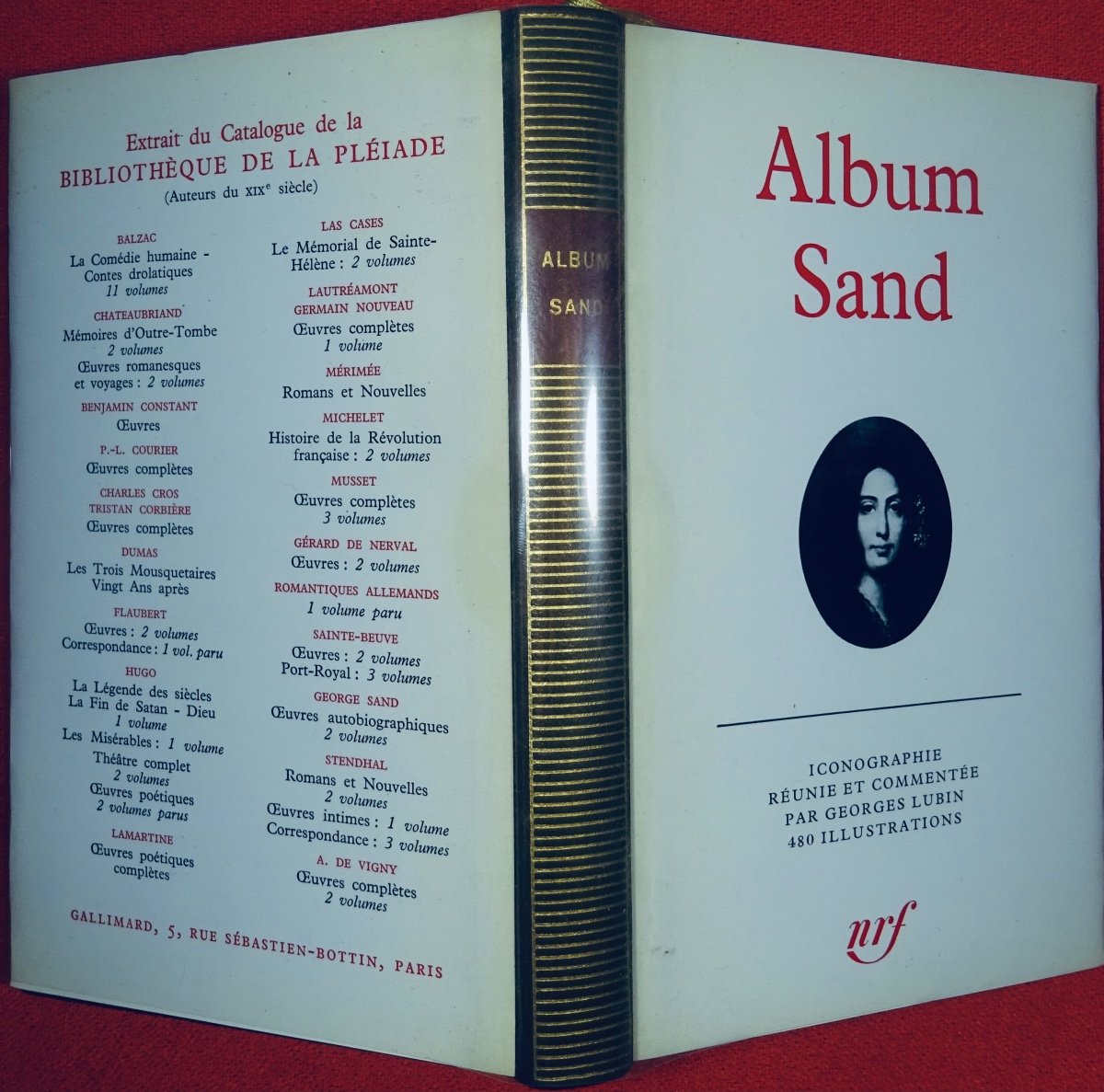 LUBIN (Georges) - Album George Sand. Éditions Gallimard, 1973, en reliure d'éditeur.