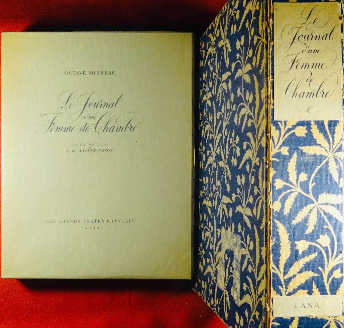 MIRBEAU - Le Journal d'une Femme de Chambre. Grands Textes, 1947 et illustré SAINTE-FOIX.-photo-4