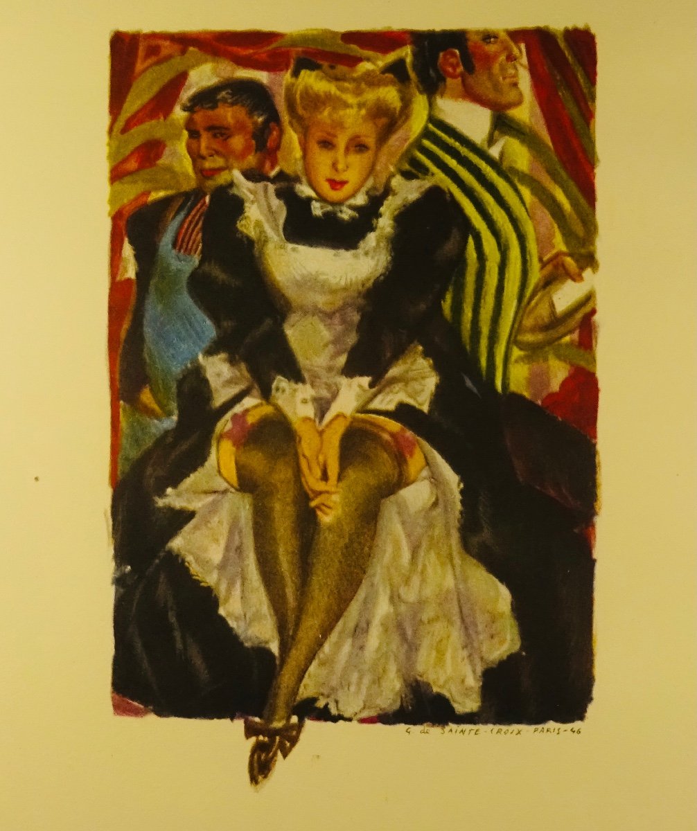 MIRBEAU - Le Journal d'une Femme de Chambre. Grands Textes, 1947 et illustré SAINTE-FOIX.