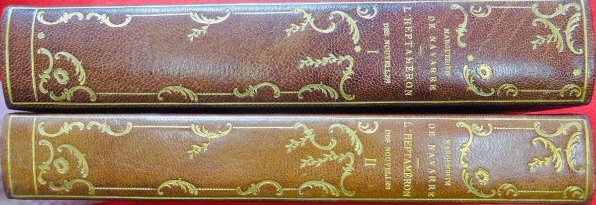 NAVARRE (Marguerite de) - L'Heptaméron des nouvelles. Librairie des Bibliophiles, 1879.-photo-4
