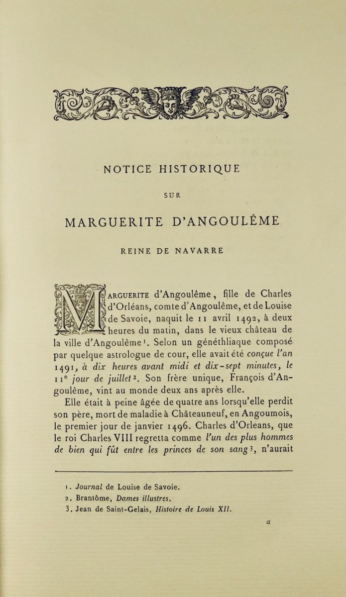 NAVARRE (Marguerite de) - L'Heptaméron des nouvelles. Librairie des Bibliophiles, 1879.-photo-3