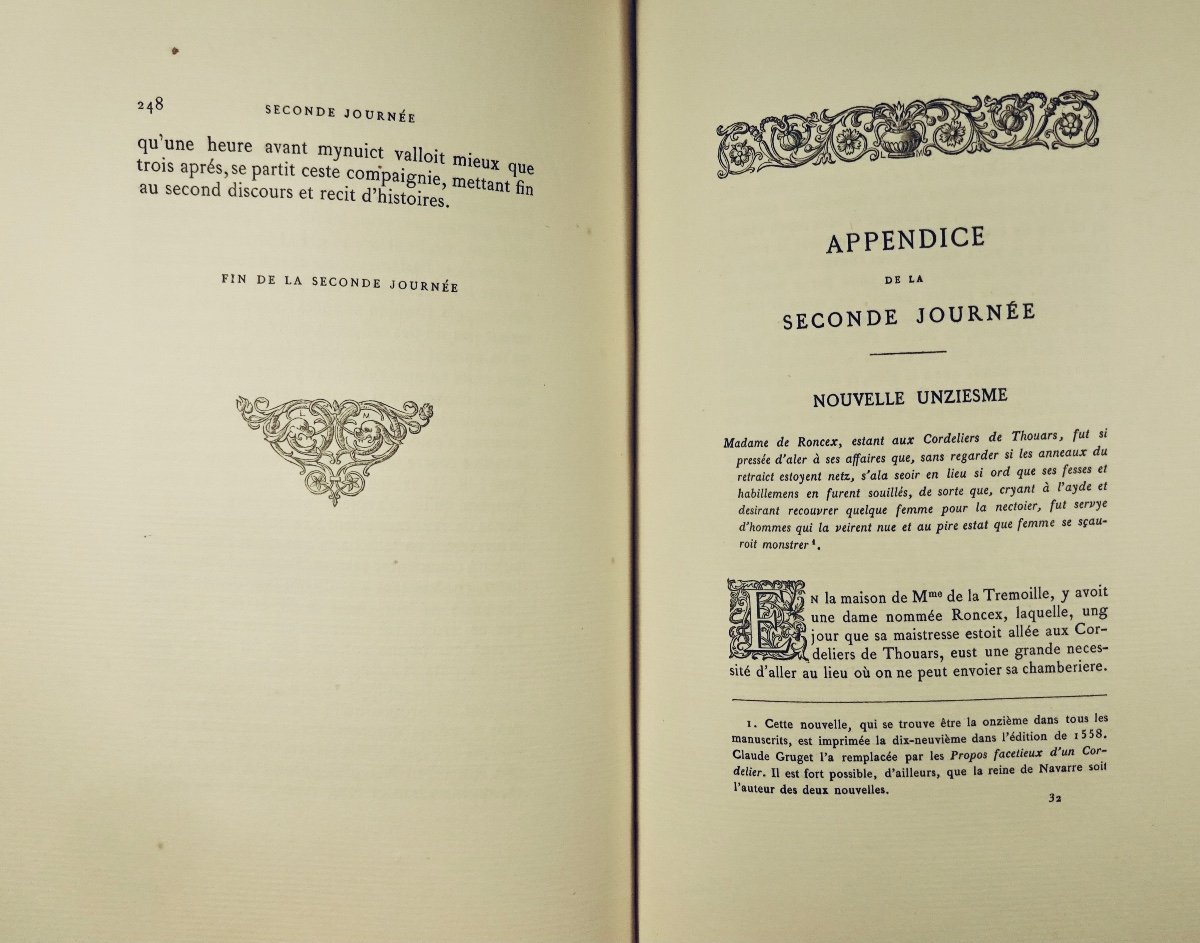 NAVARRE (Marguerite de) - L'Heptaméron des nouvelles. Librairie des Bibliophiles, 1879.-photo-6