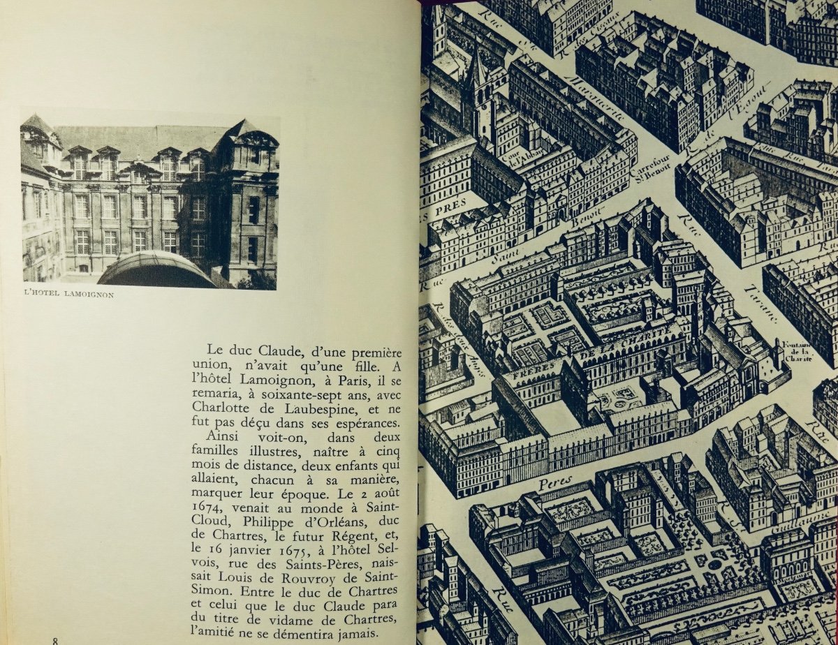 POISSON (Georges) - Album Saint-Simon. Paris, Éditions Gallimard, 1969, reliure d'éditeur.-photo-1