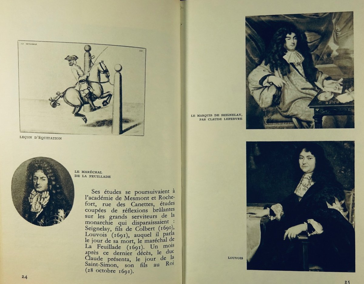 POISSON (Georges) - Album Saint-Simon. Paris, Éditions Gallimard, 1969, reliure d'éditeur.-photo-2