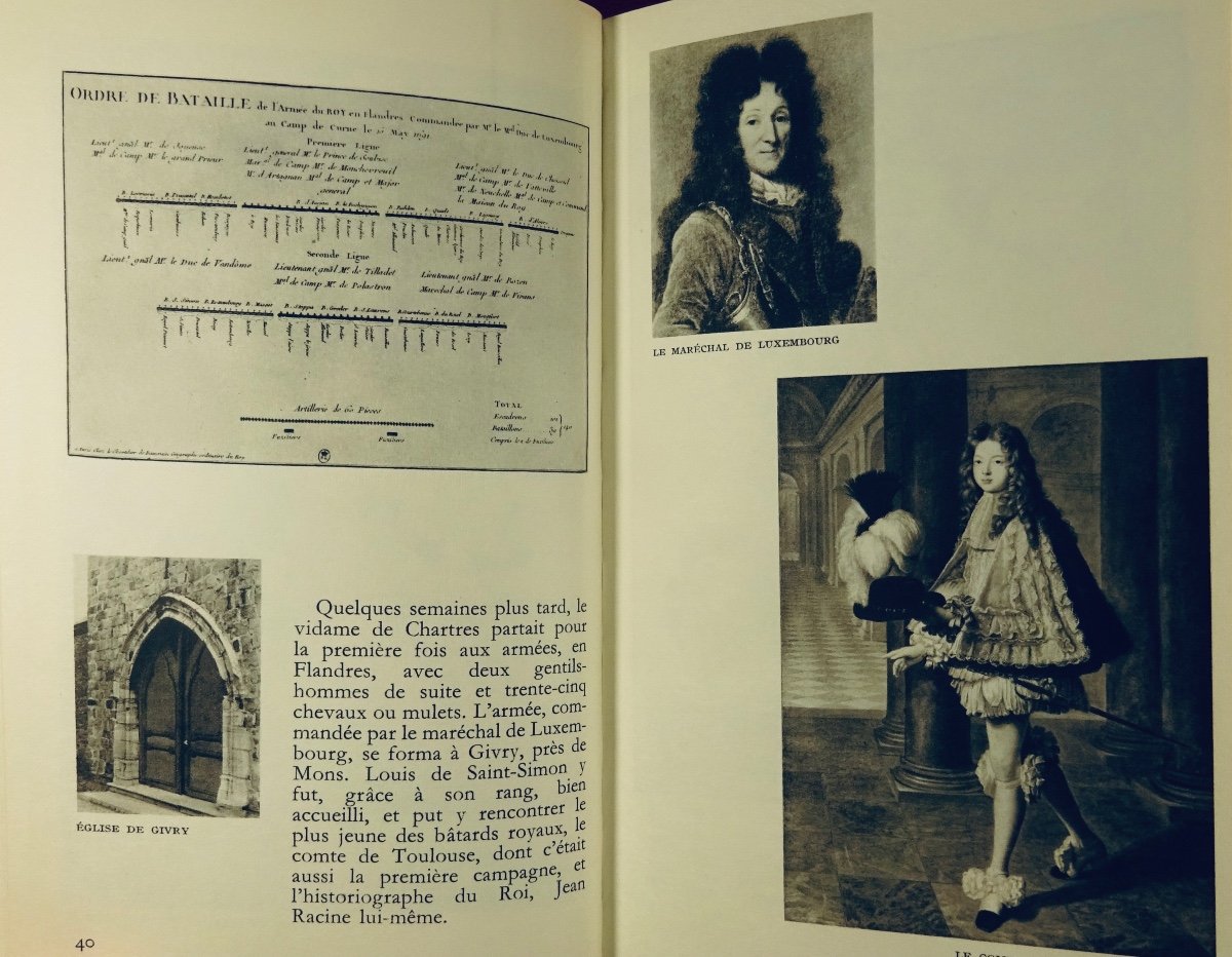 POISSON (Georges) - Album Saint-Simon. Paris, Éditions Gallimard, 1969, reliure d'éditeur.-photo-3