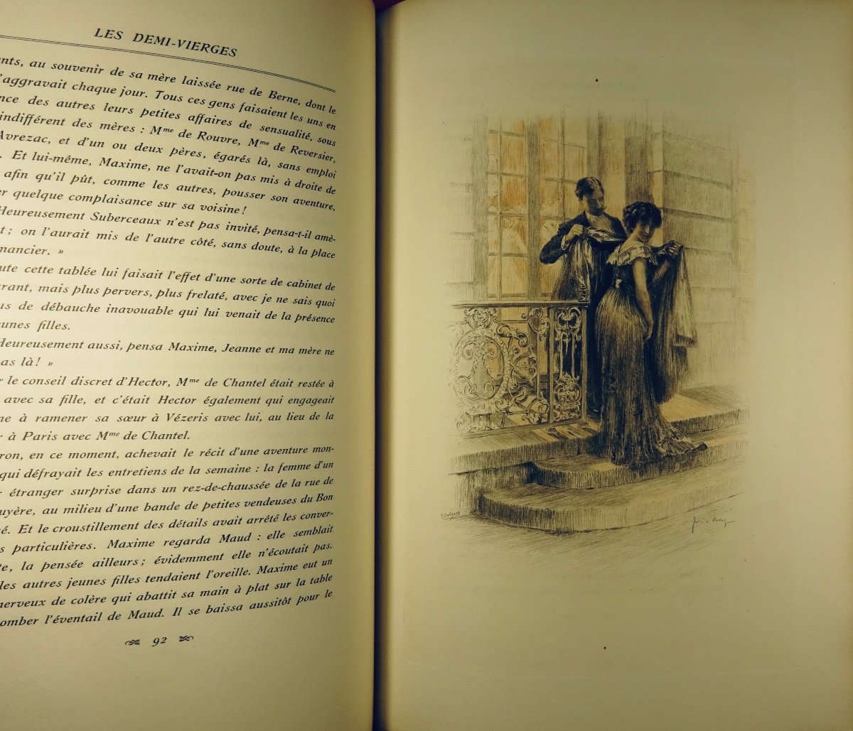 Prévost (marcel) - The Half-virgins. A. Romagnol, 1909, Illustrated By Joseph-marius Avy.-photo-8